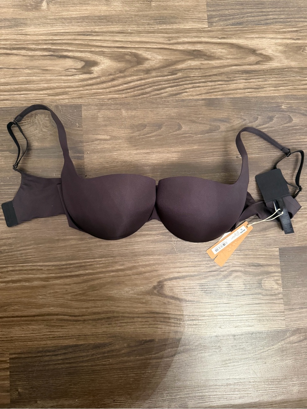 SKIMS Onyx Balconette Push Up Bra